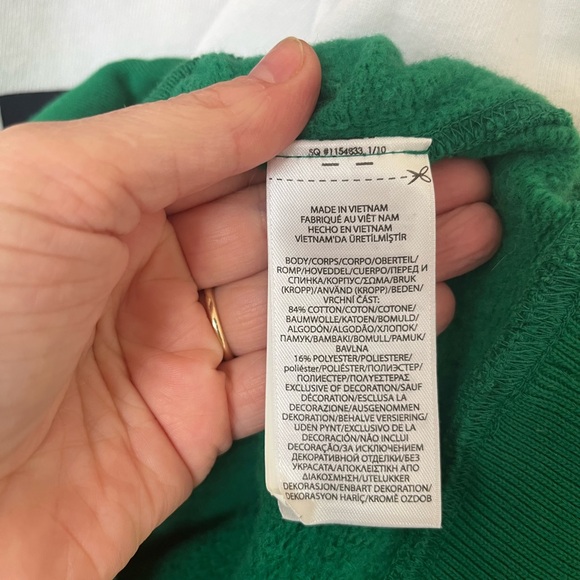 Ralph Lauren Women’s US Open Crewneck Sweater - Navy, White, Green - Picture 6 of 6